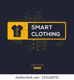 Creative (Smart Clothing) Icon ,Vector Sign