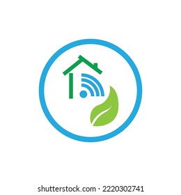 creative Smart house logo illustration design