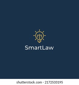creative smart law logo design