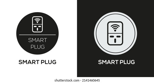 Creative (Smart Plug) Icon, Vector Sign.