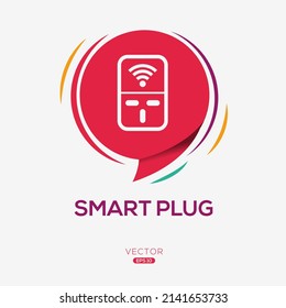 Creative (Smart Plug) Icon, Vector Sign.