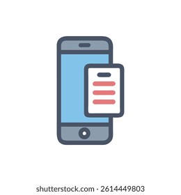 Creative Smartphone Icon for Digital Use