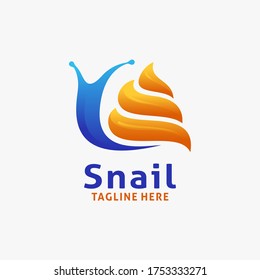 Creative snail logo design inspiration
