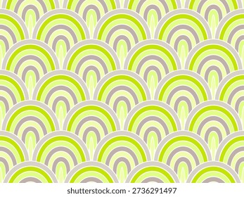 Creative snake skin scales vector endless ornament. Fairytale fishscale texture. Textile snake squama print. Simple lizard squama background. Chinese traditional motif.