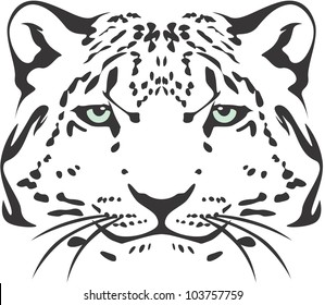 Creative Snow Leopard Illustration