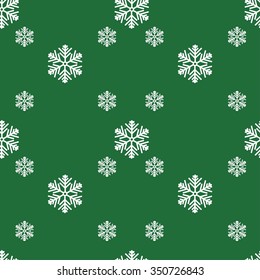 creative snowflakes seamless vector pattern