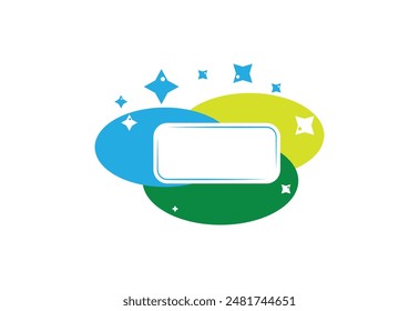 Creative soap logo design with original shape, Vector design template