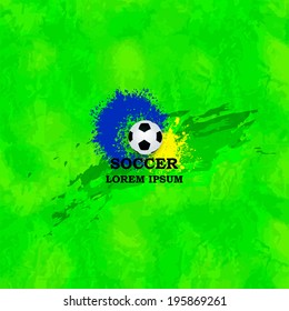 Creative Soccer  Soccer ball Design / Soccer ball Poster, banner, postcard, brochure 