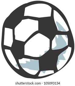 Creative Soccer Ball Illustration