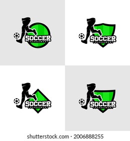 
Creative soccer design concepts, illustrations, vectors
