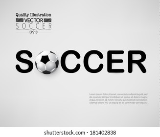 Creative Soccer Vector Design