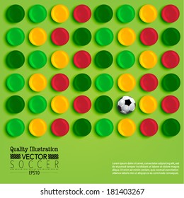 Creative Soccer Vector Design