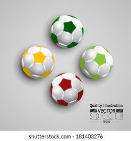 Creative Soccer Vector Design