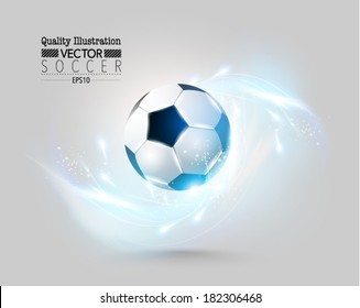 Kreatives Soccer-Vektordesign