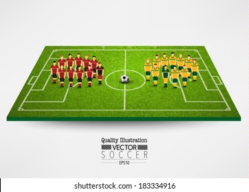 Creative Soccer Vector Design