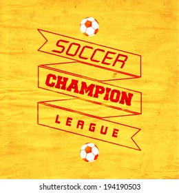 Creative Soccer Vector Design