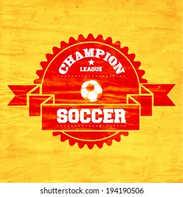 Creative Soccer Vector Design