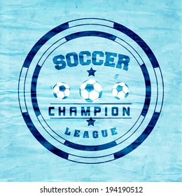 Creative Soccer Vector Design