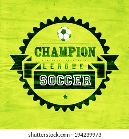 Creative Soccer Vector Design