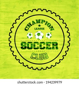 Creative Soccer Vector Design