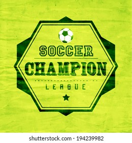 Creative Soccer Vector Design