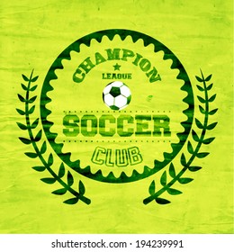 Creative Soccer Vector Design