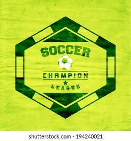 Creative Soccer Vector Design