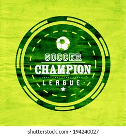 Creative Soccer Vector Design