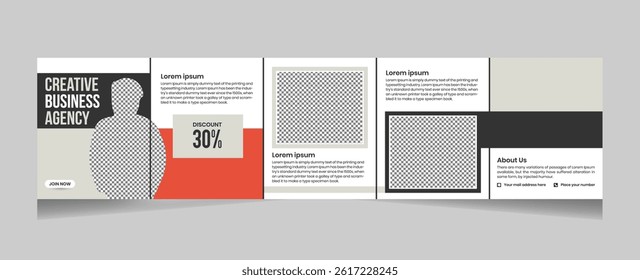 Creative Social banner Design template 