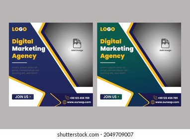 Creative social media banner tamplete