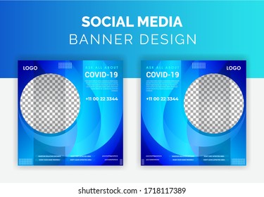 Creative social media banner template