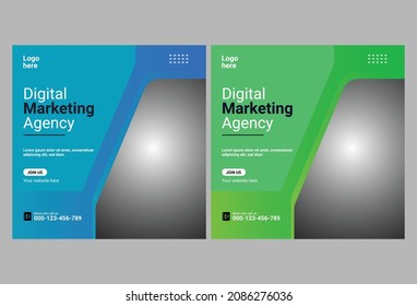 creative social media banner template