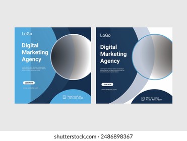creative social media banner template design