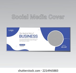 Creative social media banner vector template 