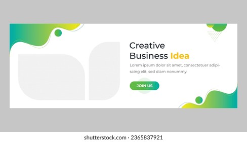 Creative Social Media Design Template, abstract Background