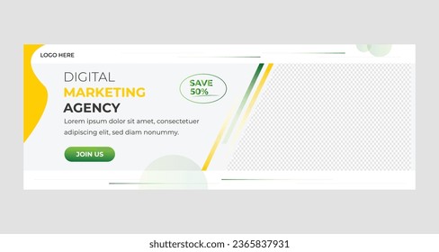 Creative Social Media Design Template, abstract Background