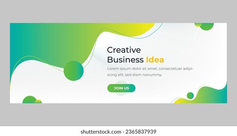 Creative Social Media Design Template, abstract Background