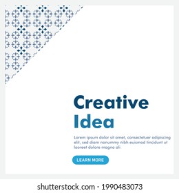 diseño creativo de publicaciones en medios sociales. plantilla de diseño. bonito fondo. ilustración vectorial.