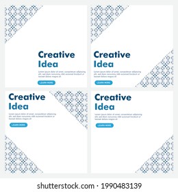 creative social media post design. design template. beautiful background. vector illustration.
