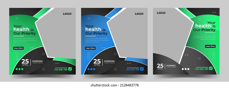 Creative Social Media Post Design for Healthcare and Medical campaign