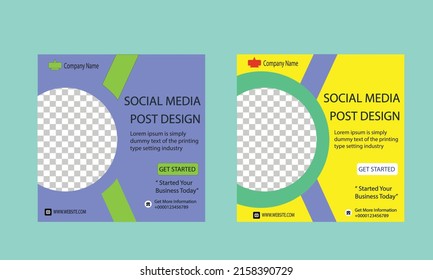 Creative Social Media Post Design Idea