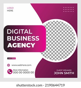 Creative Social Media Post Design Template