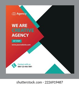Creative social media post design