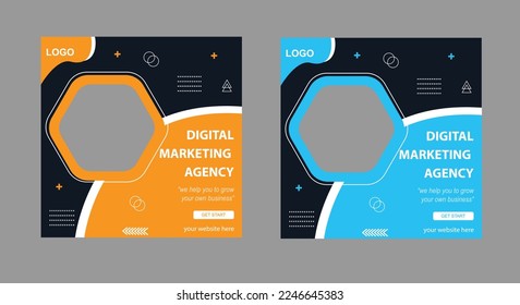 creative social media post design