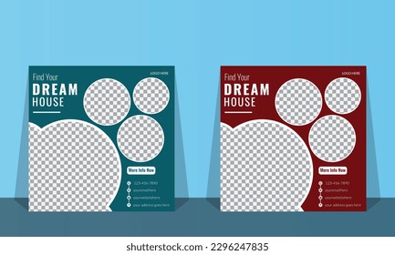 Creative Social Media Post Design Template.
