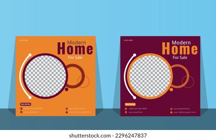 Creative Social Media Post Design Template.