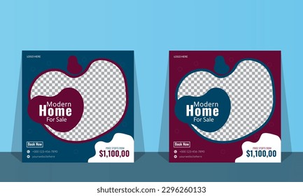 Creative Social Media Post Design Template.