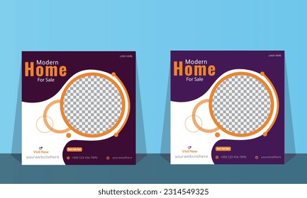 Creative Social Media Post Design Template.