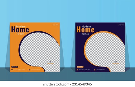 Creative Social Media Post Design Template.