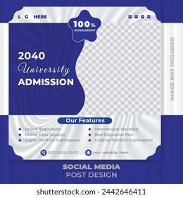 Creative Social media post Design Template. Vector Design Template.